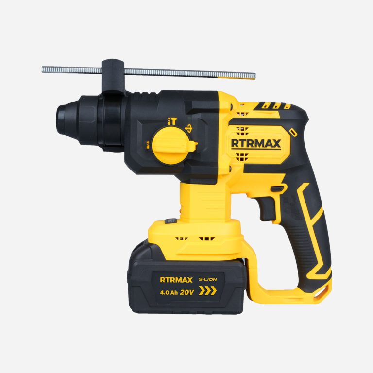 Akülü Elektropönomatik Kırıcı-Delici RTRMax RTS5045HP S-Lion Smart Serisi 20V 4Ah (SDS Plus)