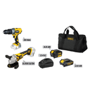 Akülü Makine Set 2'li Set RTRMax RTXSET41 X-Lion Performans Serisi 18V